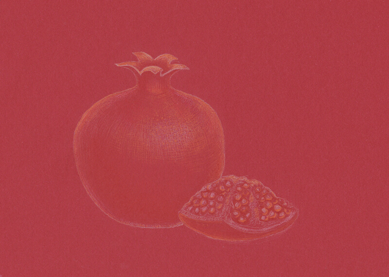 Accenting red with a little orange