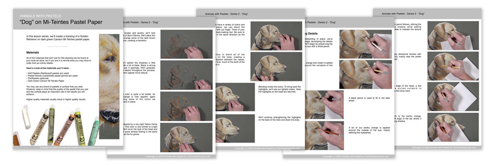 Animals with Pastels course ebooks