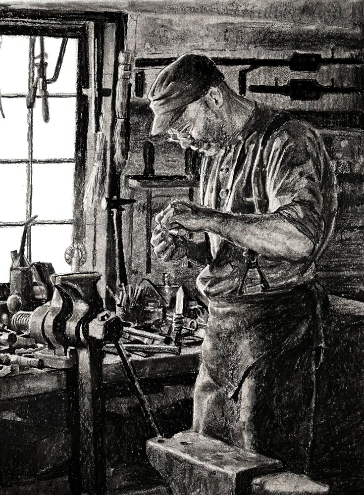 Figure Drawing with Charcoal