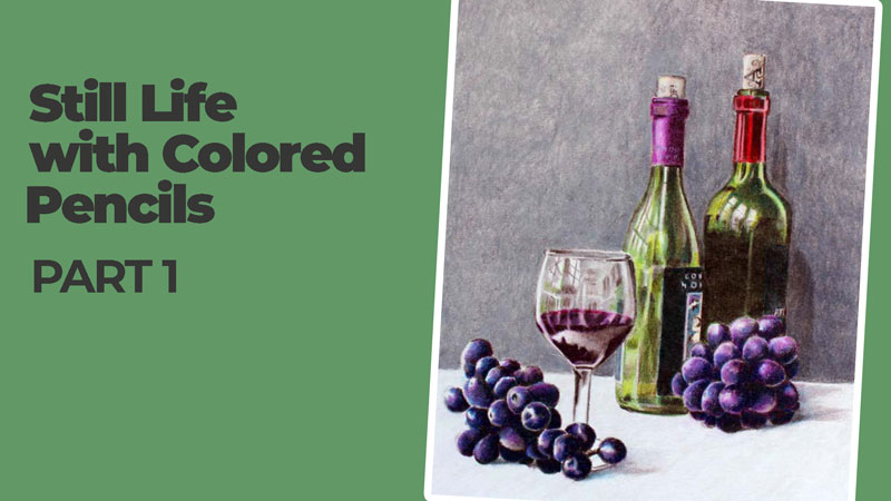 How to create strong compositions with colored pencils
