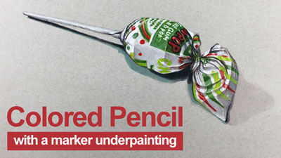 Colored Pencils and Markers Candy