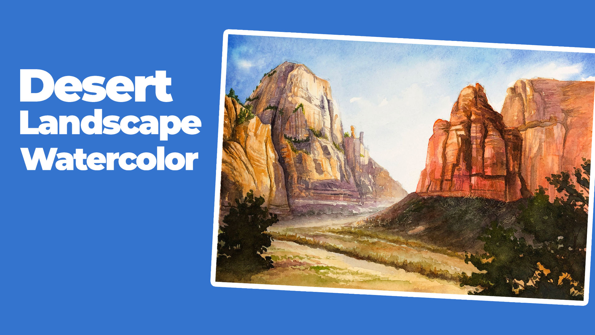 Desert Landscape Painting