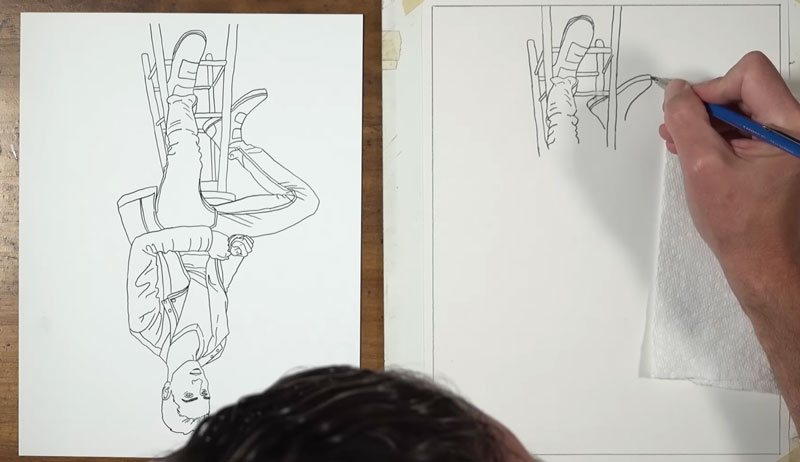 Drawing Upside Down Exercise