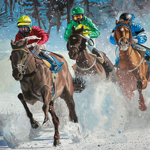 Horse Race with Goauche