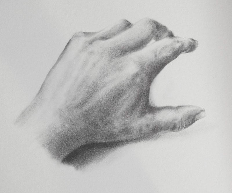 Graphite Drawing on iPad Pro