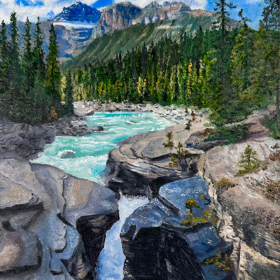 Landscape Painting with Oils