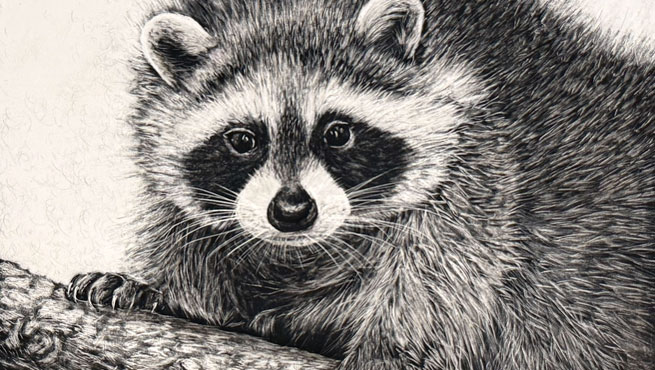 Scratchboard etching critique