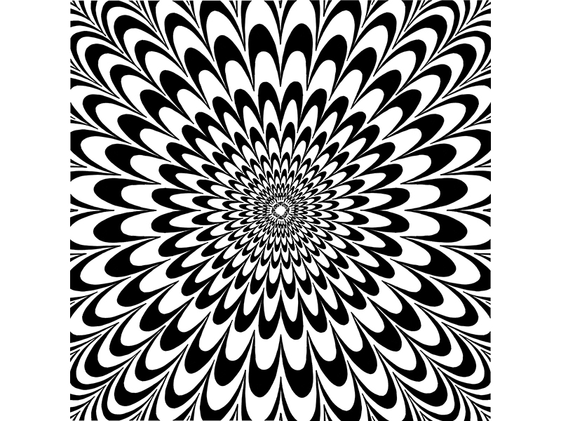 Op Art example showing movement