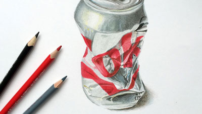 Realistic colored pencil drawing with Ariana's Art pencils