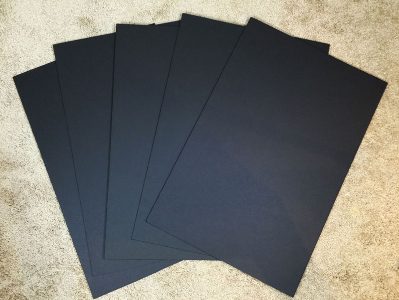 5 sheets of foam board