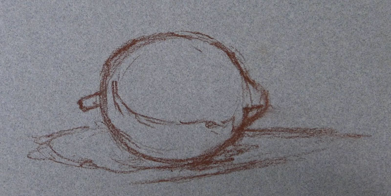Sketch of a lemon