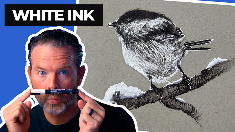 Drawing with White Ink