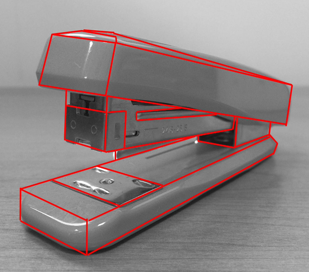 stapler reference with basic shapes