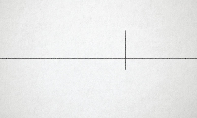 Draw the corner for two point perspective