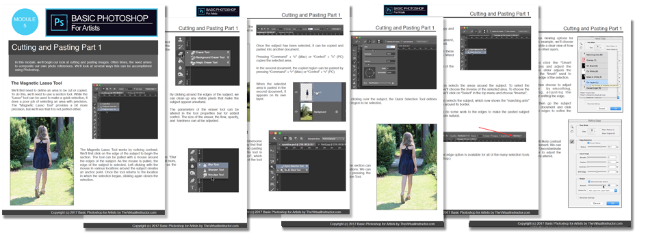 Basic Photoshop for Artists course ebooks
