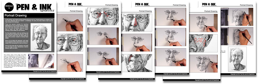 Pen and Ink course ebooks